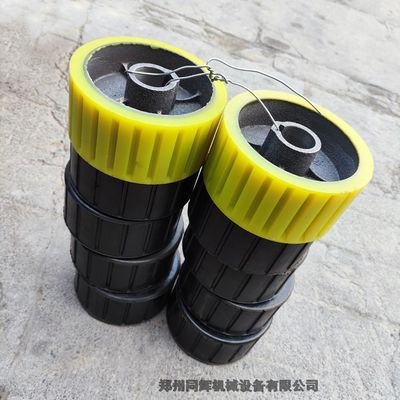 攪拌機(jī)專用黃色聚氨酯包膠滾托輪 規(guī)格、特性與應(yīng)用解析